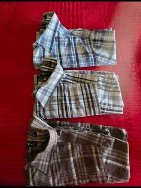 Beverly Hills Polo Club  Short Sleeve Button Up Men's Shirts (Lot Of 3) XXL
